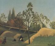 Henri Rousseau View of the Fortifications oil painting picture wholesale